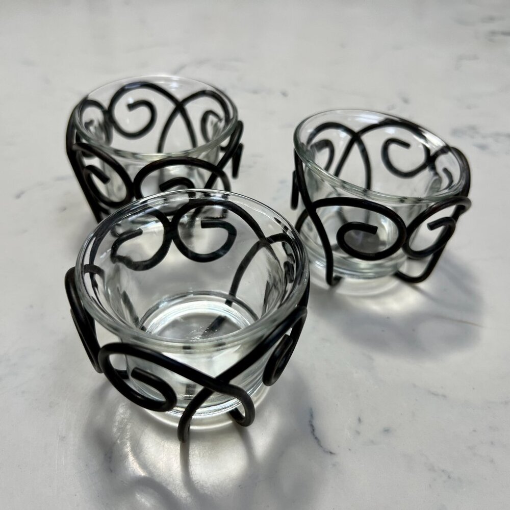 SALE!  Retired SLAH Jamestown Candle Holders/Organizers (3)